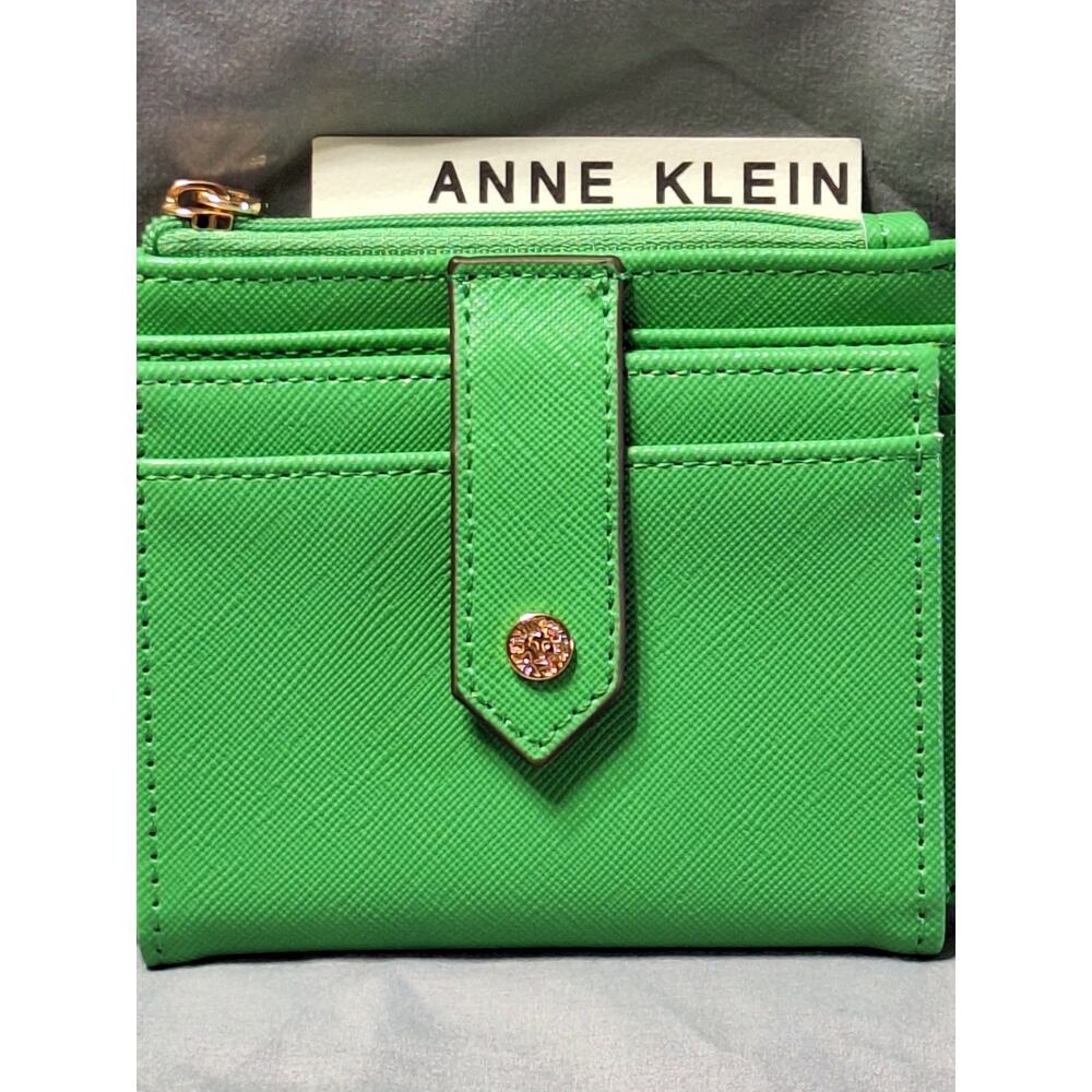 Anne Klein Card Case, Grass Green